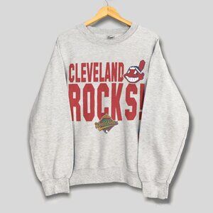 Vintage Cleveland Indians 1997 World Series Baseball Sweatshirt, MLB Shirt Tee